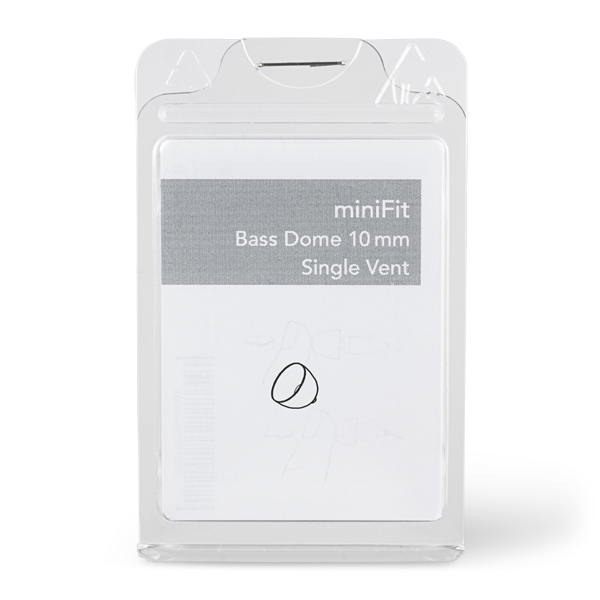 Oticon Minifit Bass Domes - Double Vent (pack of 10)