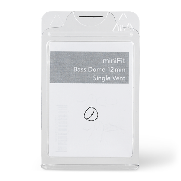 Oticon Minifit Bass Domes - Double Vent (pack of 10)